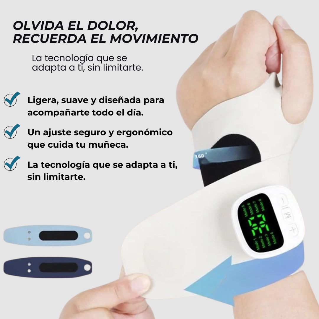 Alivio inmediato para tu muñeca — sin medicinas ni reposo